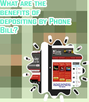 Deposit via phone bill slots