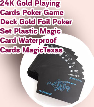 Waterproof poker set